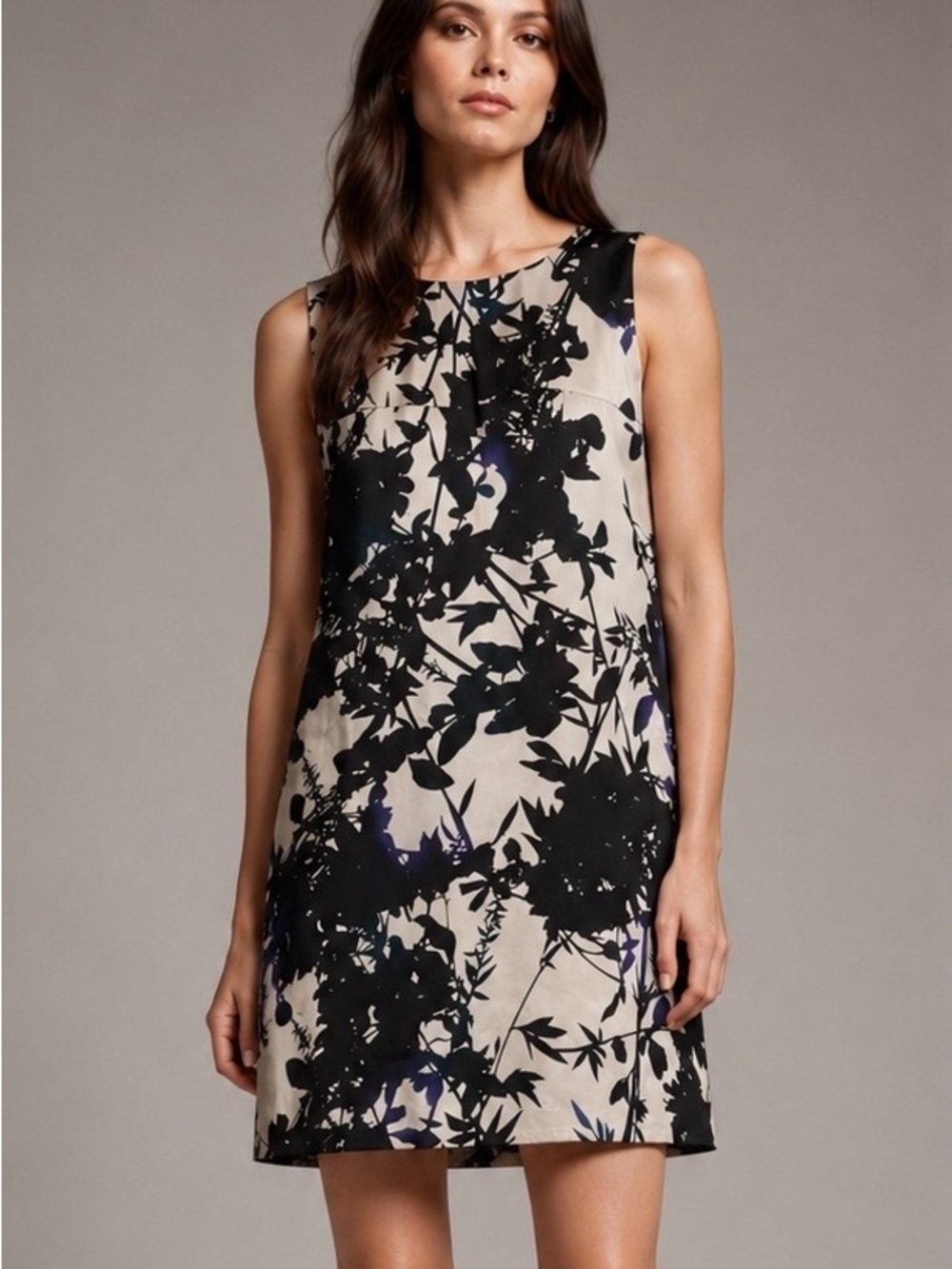 Theory Printed Shift Dress - Size 8